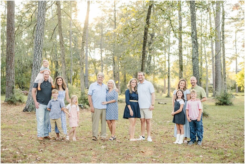 Extended family portraits in Saint Augustine Florida