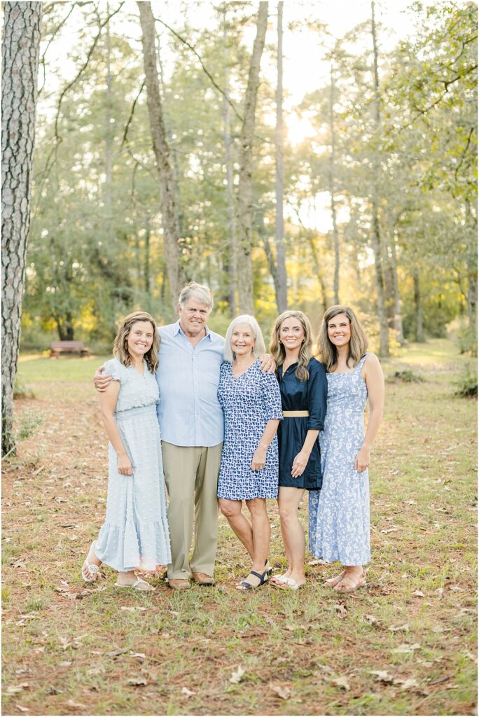 Family pictures in Jacksonville park