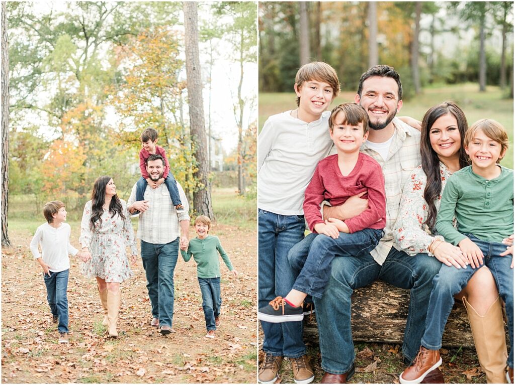 Fall family photography in Northeast Florida