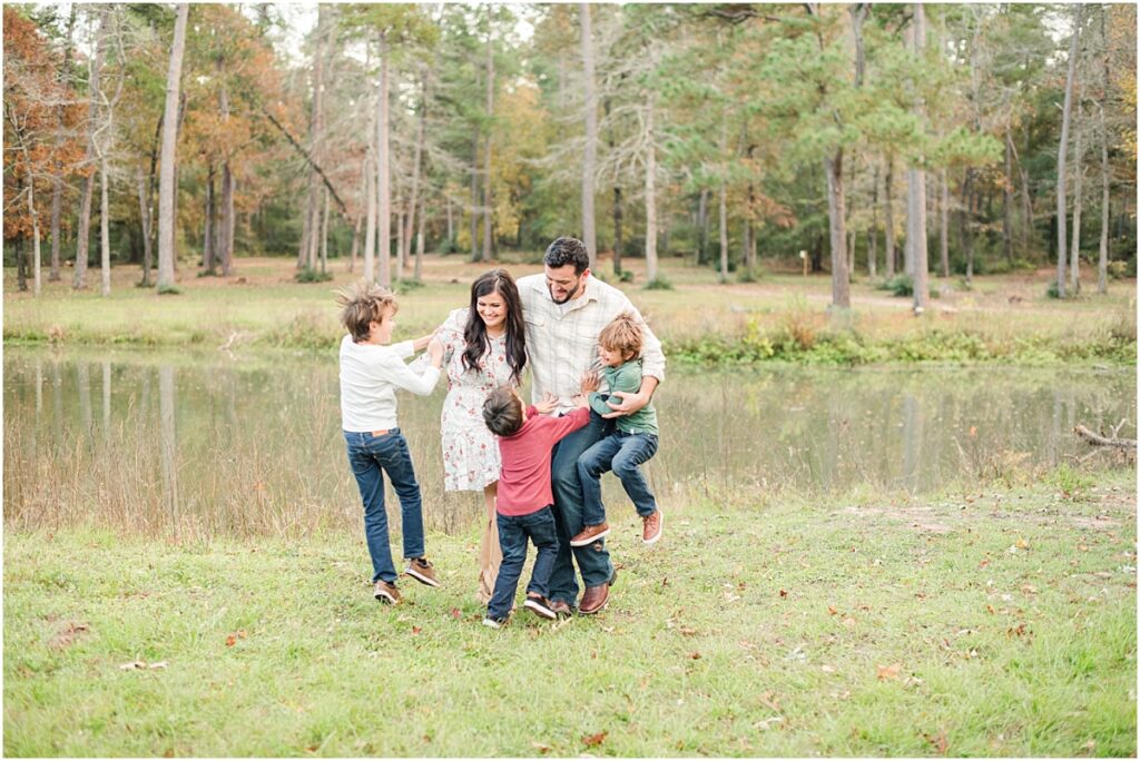 Family Session in the fall in St. Augustine