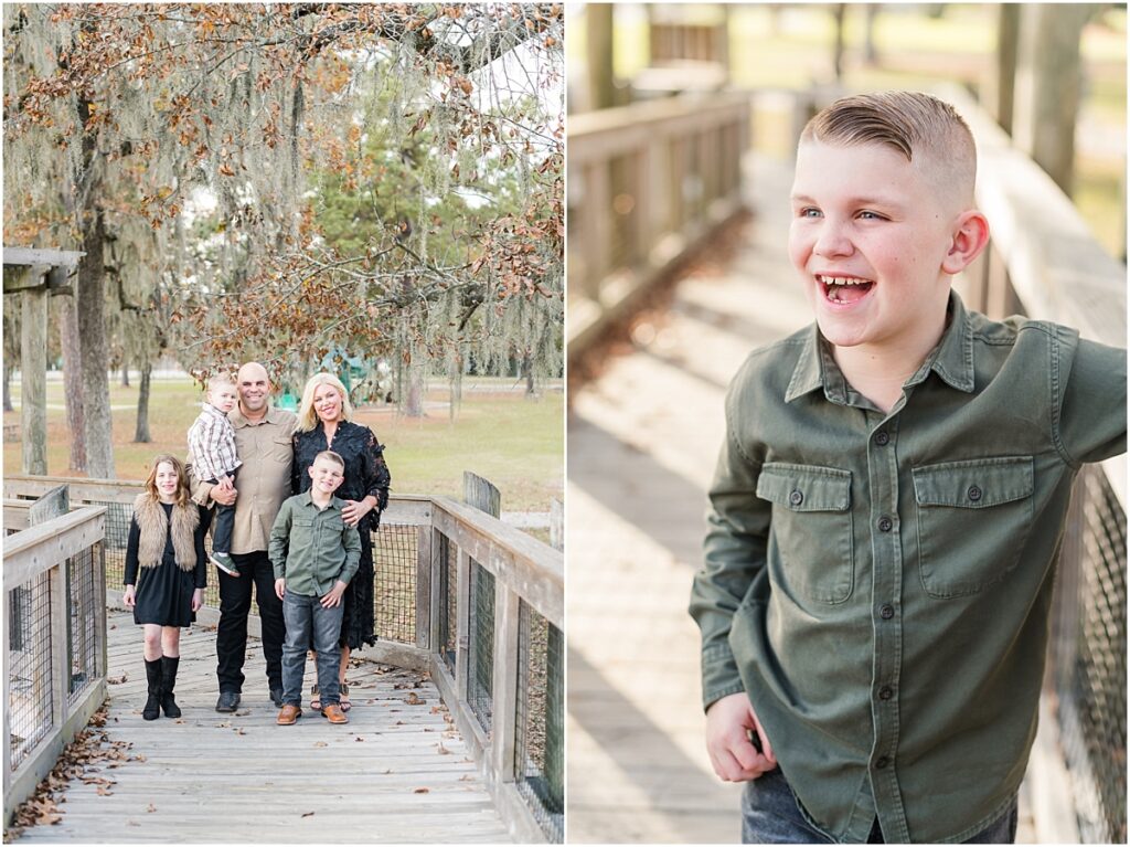 St. Augustine Florida family pictures at a park