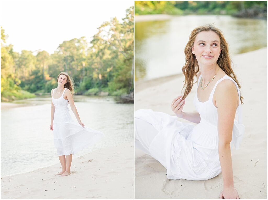 Jacksonville Photographer, a senior session at a creek