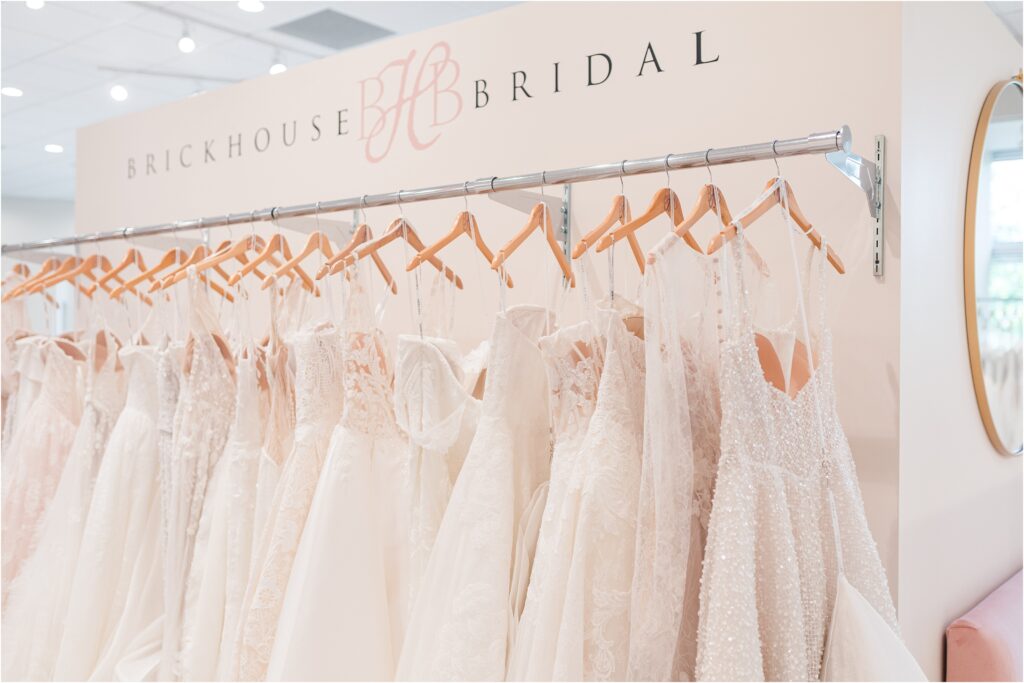 Wedding dresses at a Jacksonville dress shop
