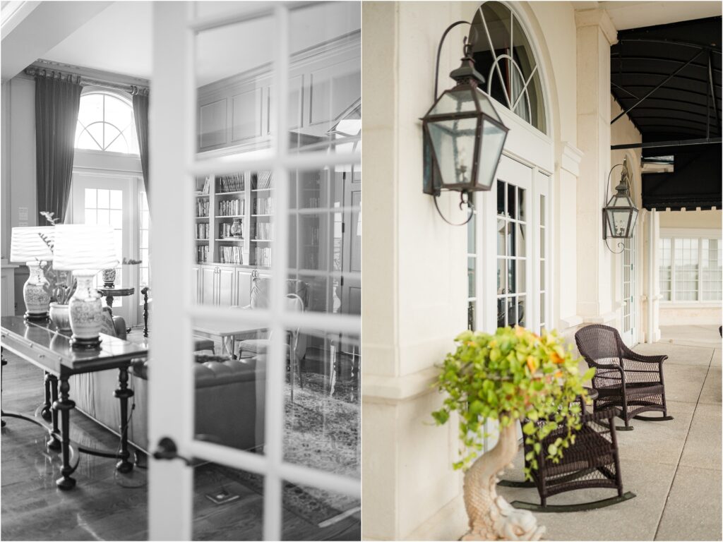 Cocktail Hour locations at The River House wedding venue in St. Augustine