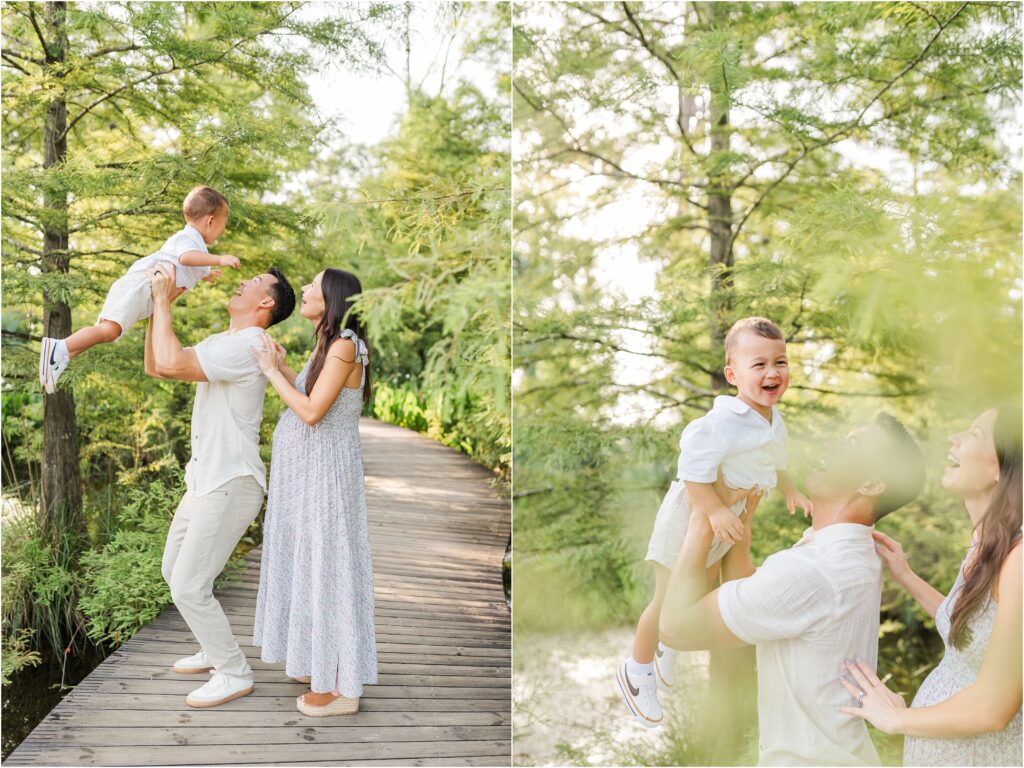 Jacksonville maternity photography with a toddler