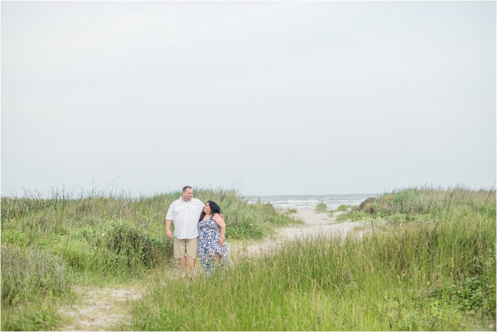 St. Augustine beach family pictures on a cloudy day