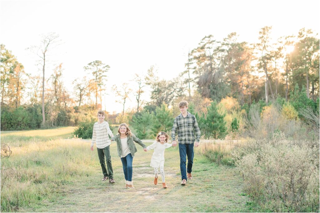 St. Augustine fall family pictures at a park