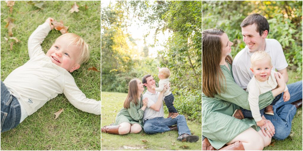 Jacksonville family photography at a park