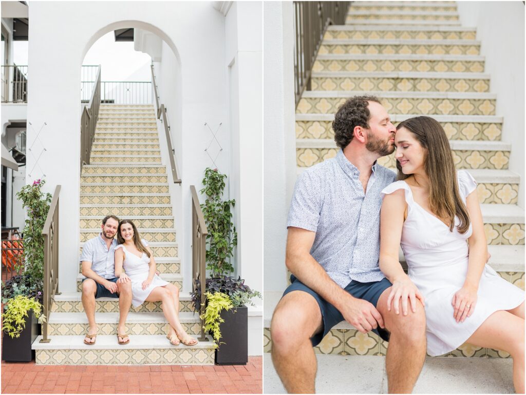 Neptune beach engagement session