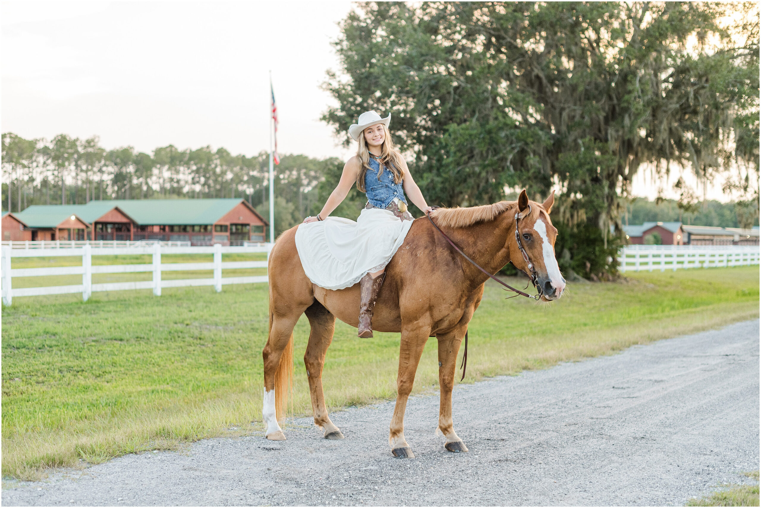 St. Augustine senior session on your childhood horse
